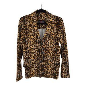 Royal bones Man by DAANG XS brown black Leopard top cat blazer street wear